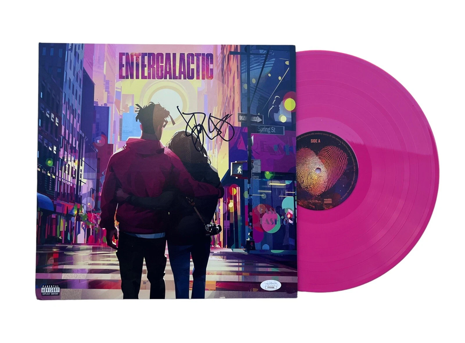 Kid Cudi Signed Autographed Entergalactic Vinyl LP Album JSA LOA Auto