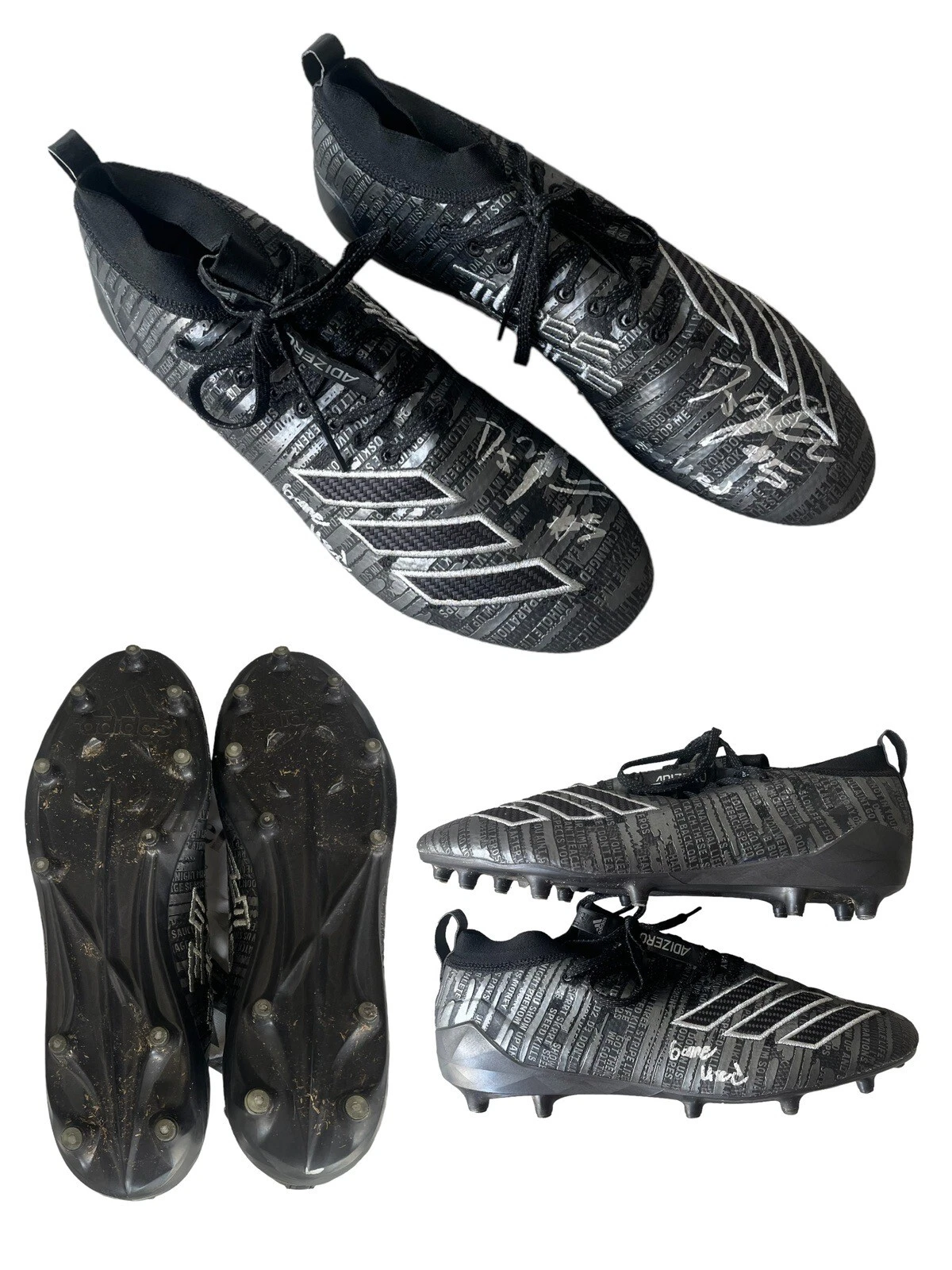 DJ Uiagalelei Signed “Game Used” Cleats St. John Bosco Football Photo Match 2019