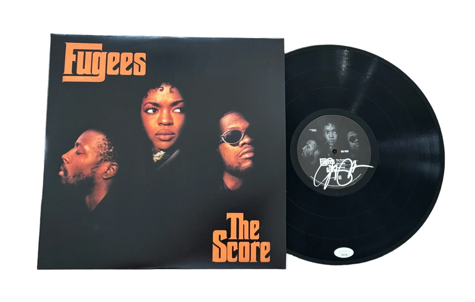 Lauryn Hill Signed Autograph Fugees The Score Vinyl Record Album Disc LP JSA Coa