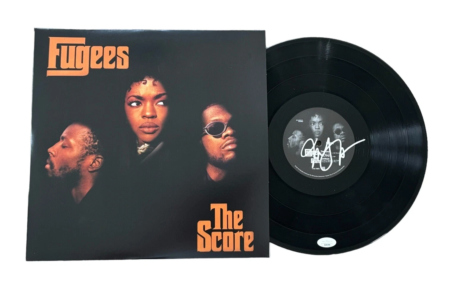 Lauryn Hill Signed Autograph Fugees The Score Vinyl Record Album Disc LP JSA Coa