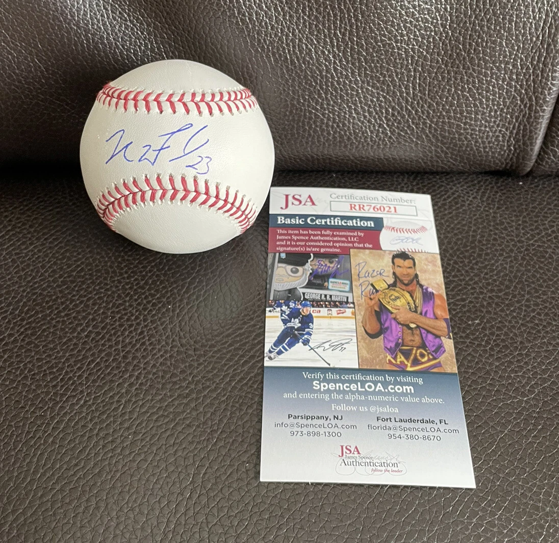Michael Brantley Signed Autographed Official MLB Baseball JSA Coa Houston Astros