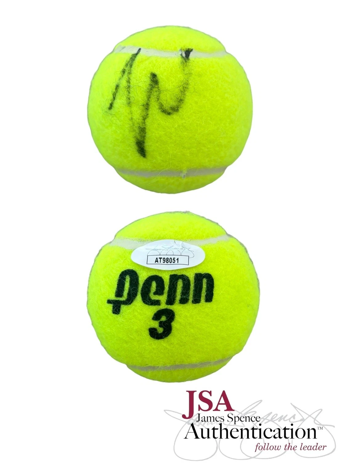 Marketa Vondrousova Signed Autographed Penn Tennis Ball + JSA COA Auto Wimbledon