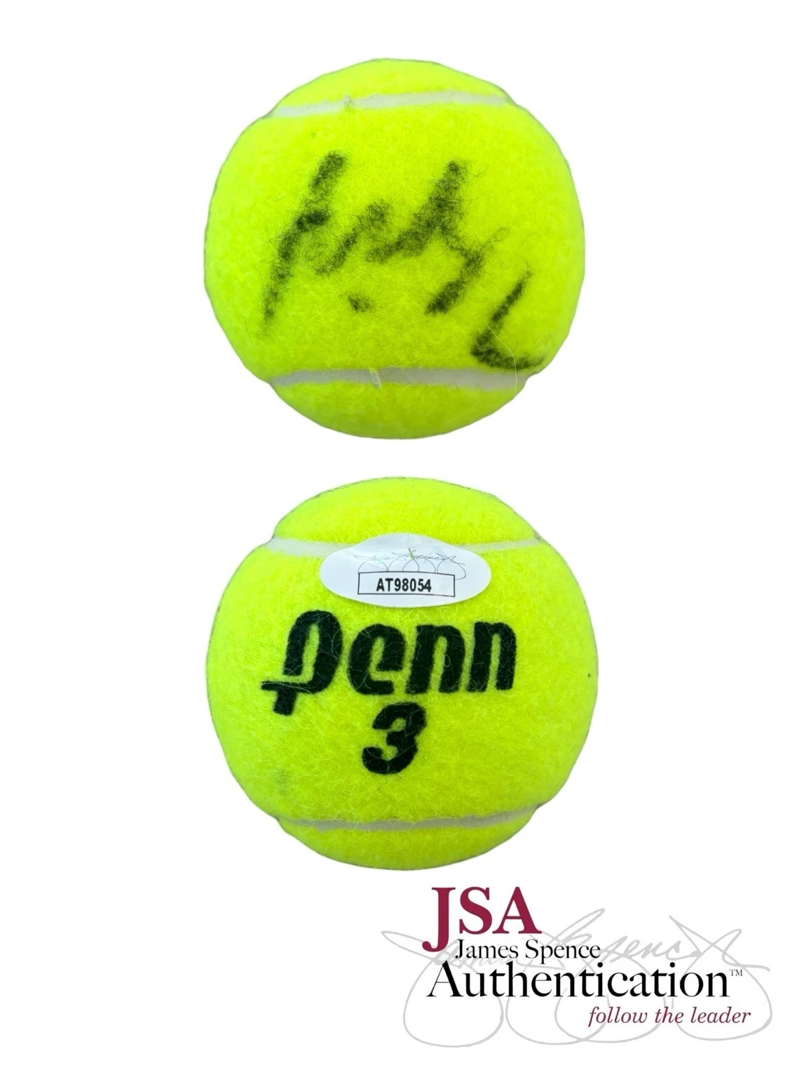Daniil Medvedev Signed Penn Tennis Ball JSA COA Auto Australian US OPEN
