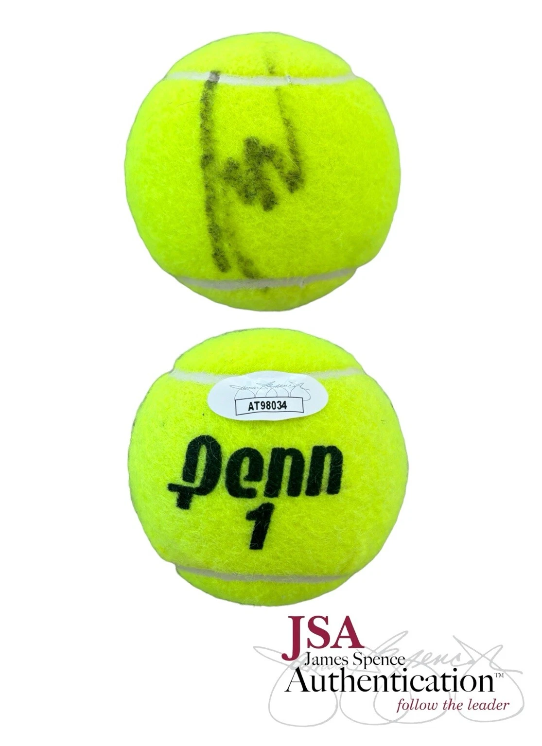 Elena Rybakina Signed Autographed Penn Tennis Ball + JSA COA Auto Wimbledon