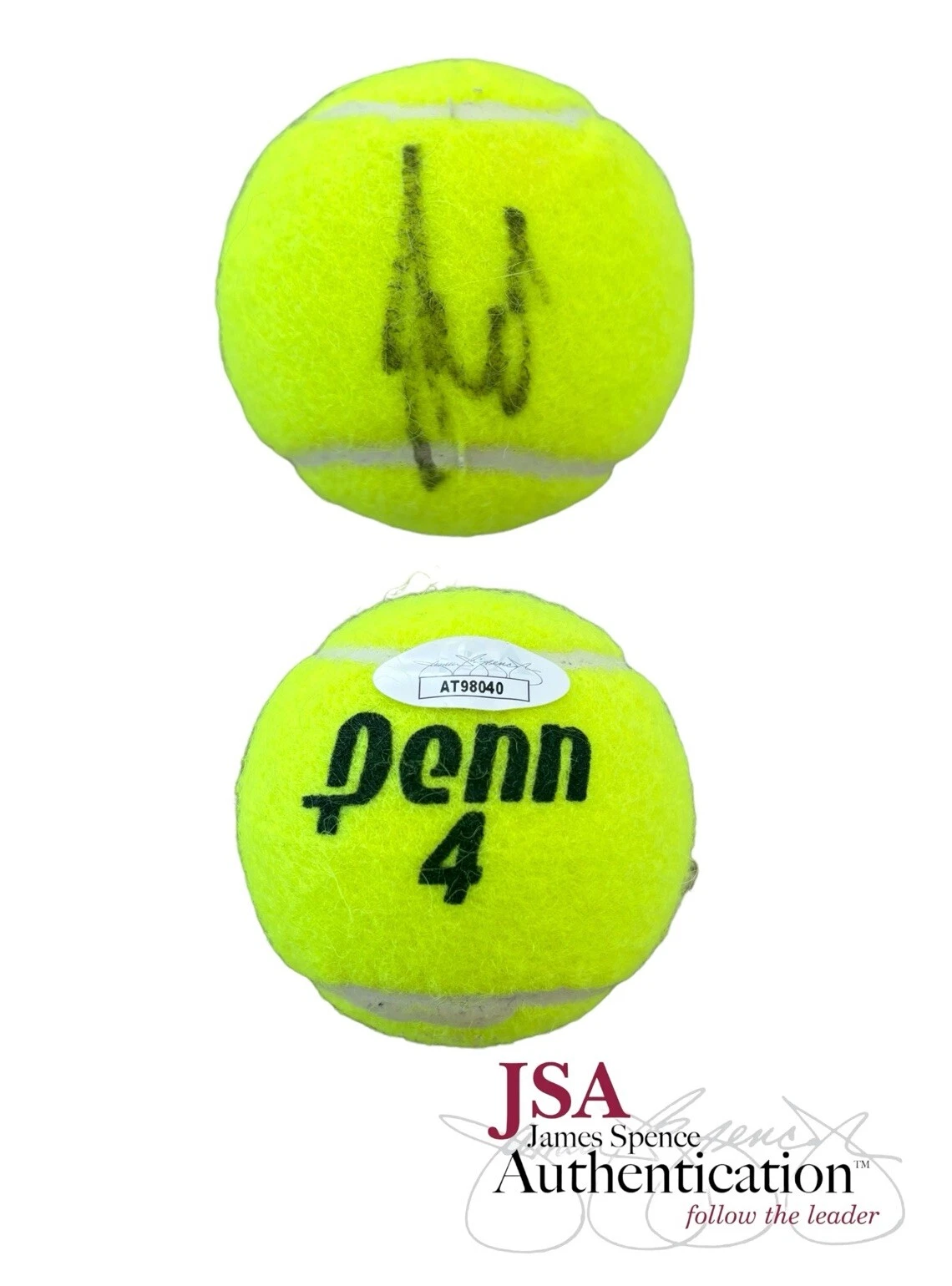 Elena Rybakina Signed Autographed Penn Tennis Ball + JSA COA Auto Wimbledon