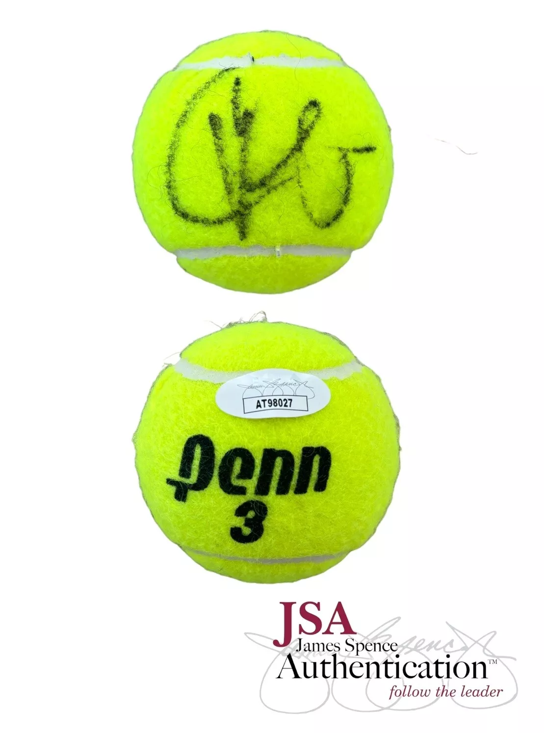 Kim Clijsters Signed Autograph Penn Tennis Ball JSA COA Auto Australian US Open