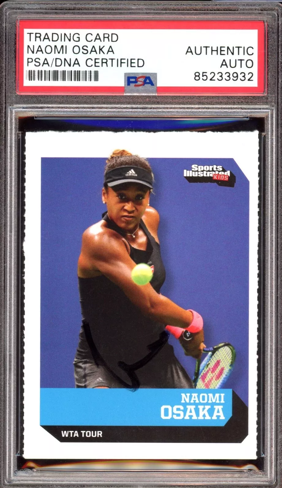Naomi Osaka Signed 2018 Sports Illustrated SI For Kids Rookie Card #779 Psa Auto