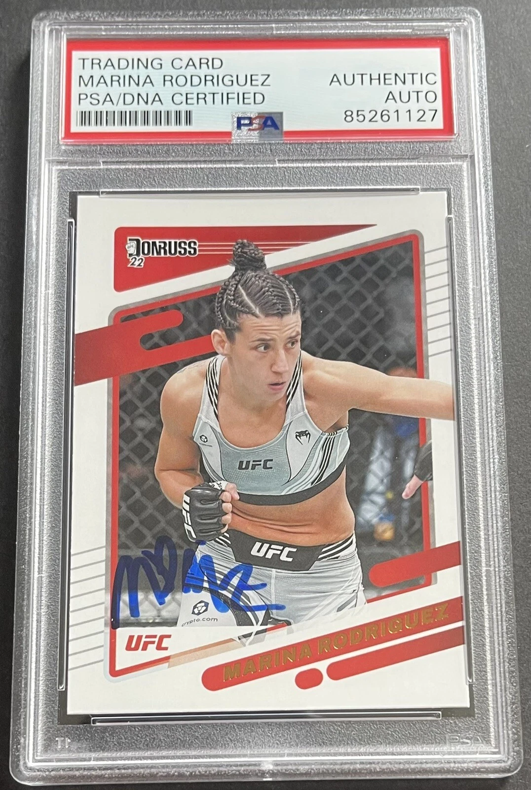 Marina Rodriguez Signed Autographed 2022 Donruss UFC Base Card PSA/DNA Slabbed