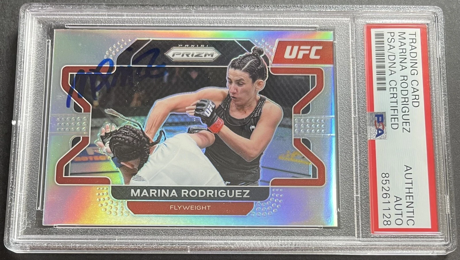 Marina Rodriguez Signed Autographed 2023 Prizm Silver UFC Card PSA/DNA Slabbed