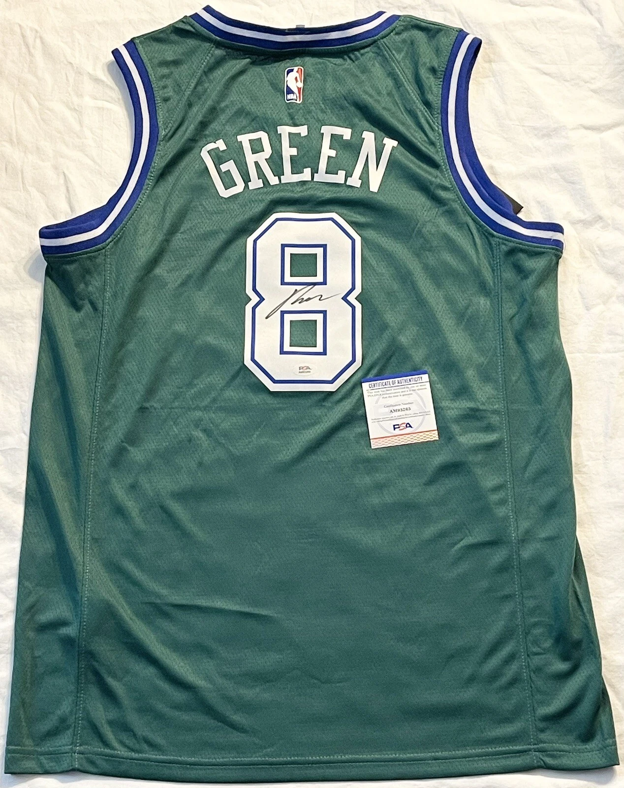 Josh Green Signed Autographed Dallas Mavericks Jersey PSA/DNA COA