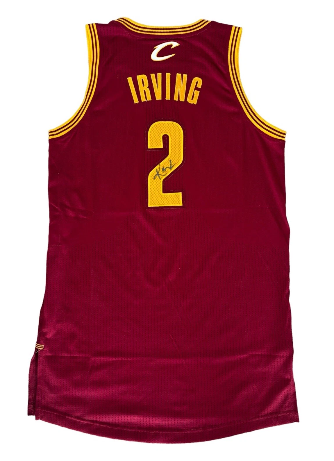 Kyrie Irving Signed GAME USED 1/14/2014 Jersey Cleveland Cavaliers @ LA Lakers