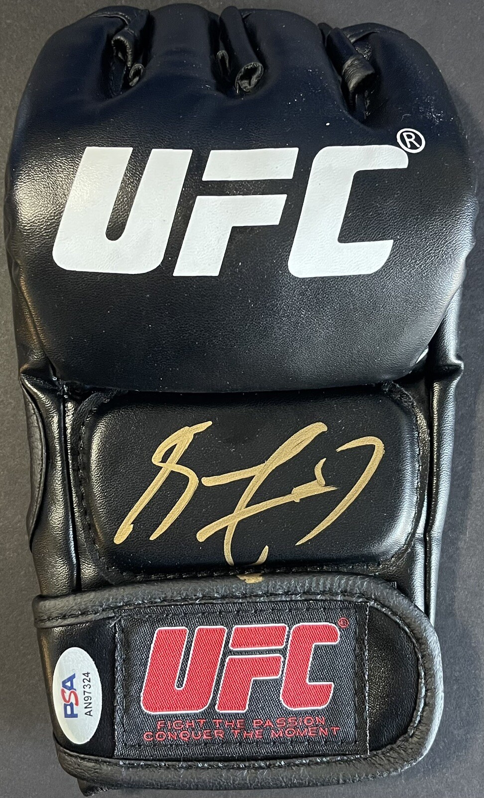 Kamaru Usman Signed Autographed UFC Fighter Glove MMA Champ PSA/DNA