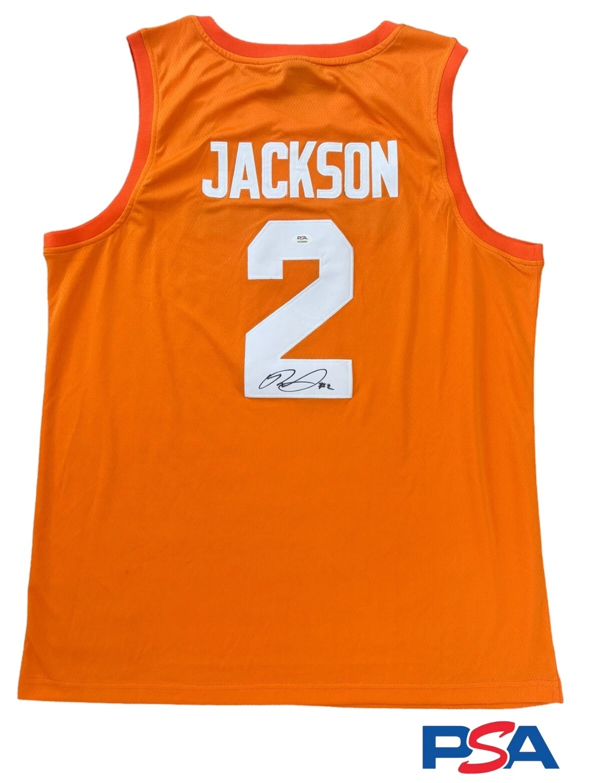 Rickea Jackson Signed Tennessee Lady Vols Volunteers #2 Jersey Psa/Dna Auto WNBA