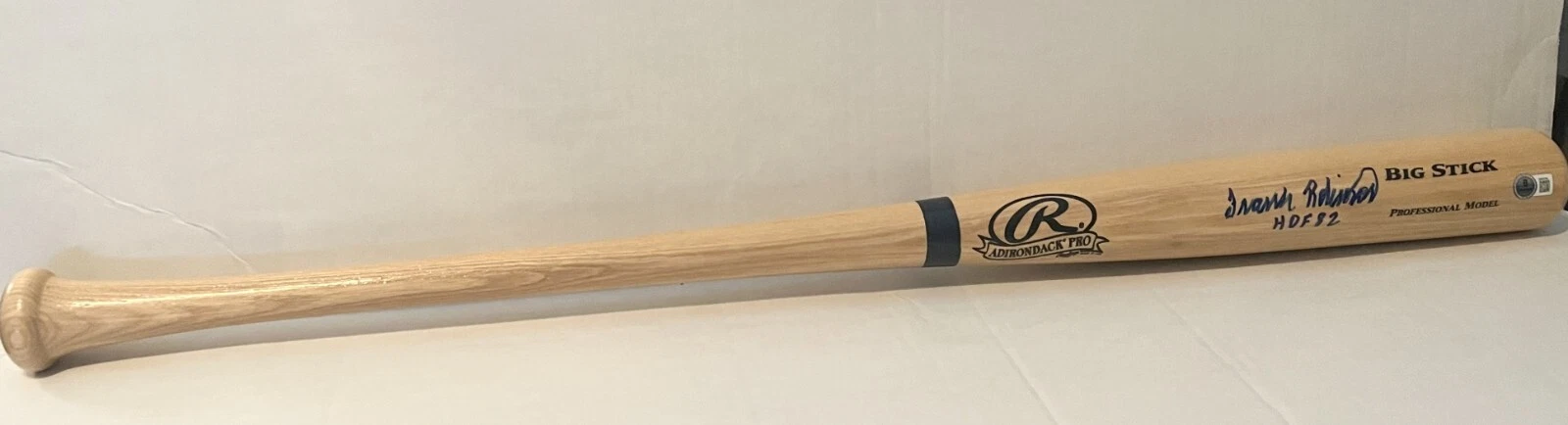 Frank Robinson Orioles Reds signed F/S Rawlings Big Stick Bat W/ HOF Beckett COA