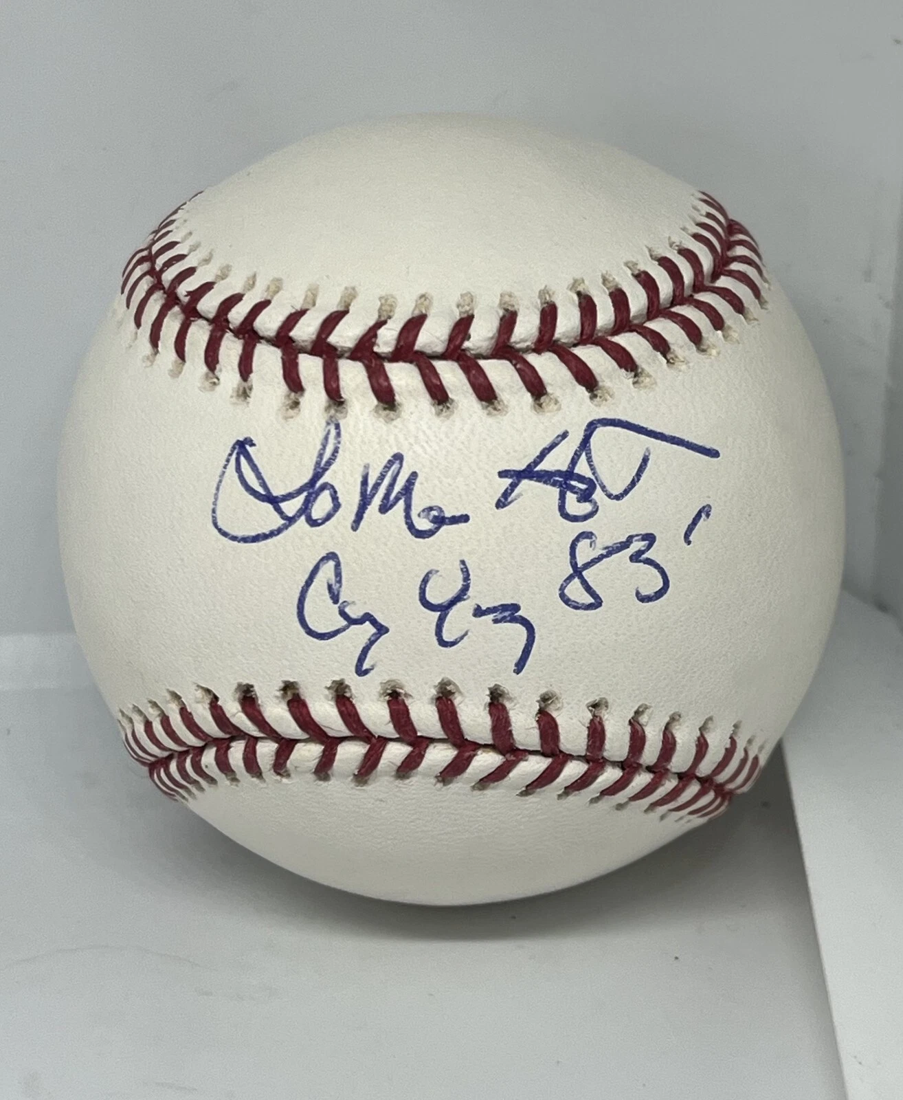LaMarr Hoyt White Sox signed Official MLB Baseball Ball W/ Inscription Beckett