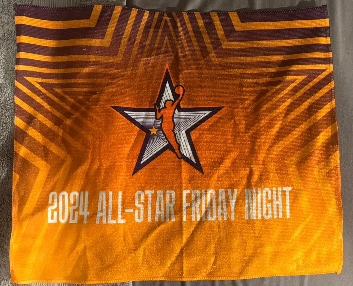 2024 WNBA ALL STAR GAME FRIDAY NIGHT TOWEL SGA 7/19/2024 CAITLIN CLARK 1ST ASG COLLECTIBLE MEMORABILIA