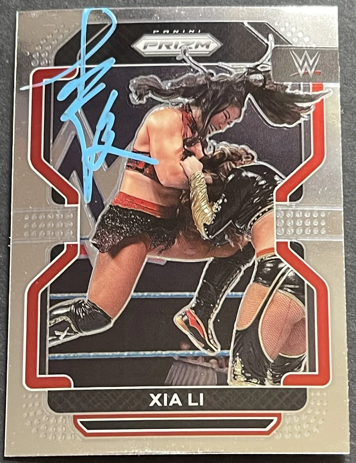XIA LI SIGNED AUTOGRAPHED 2022 PRIZM WWE BASE CARD BECKETT COA COLLECTIBLE MEMORABILIA