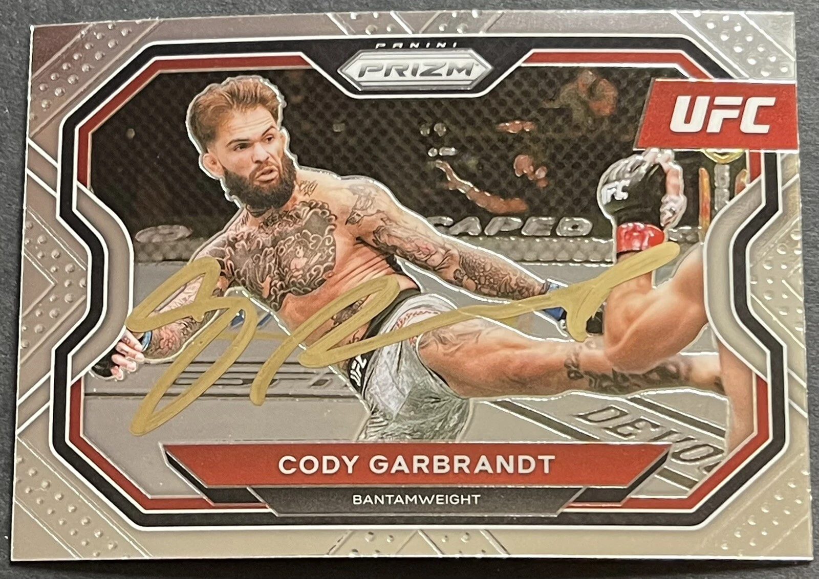 Cody Garbrandt Signed Autographed 2021 Prizm UFC Card Beckett Coa