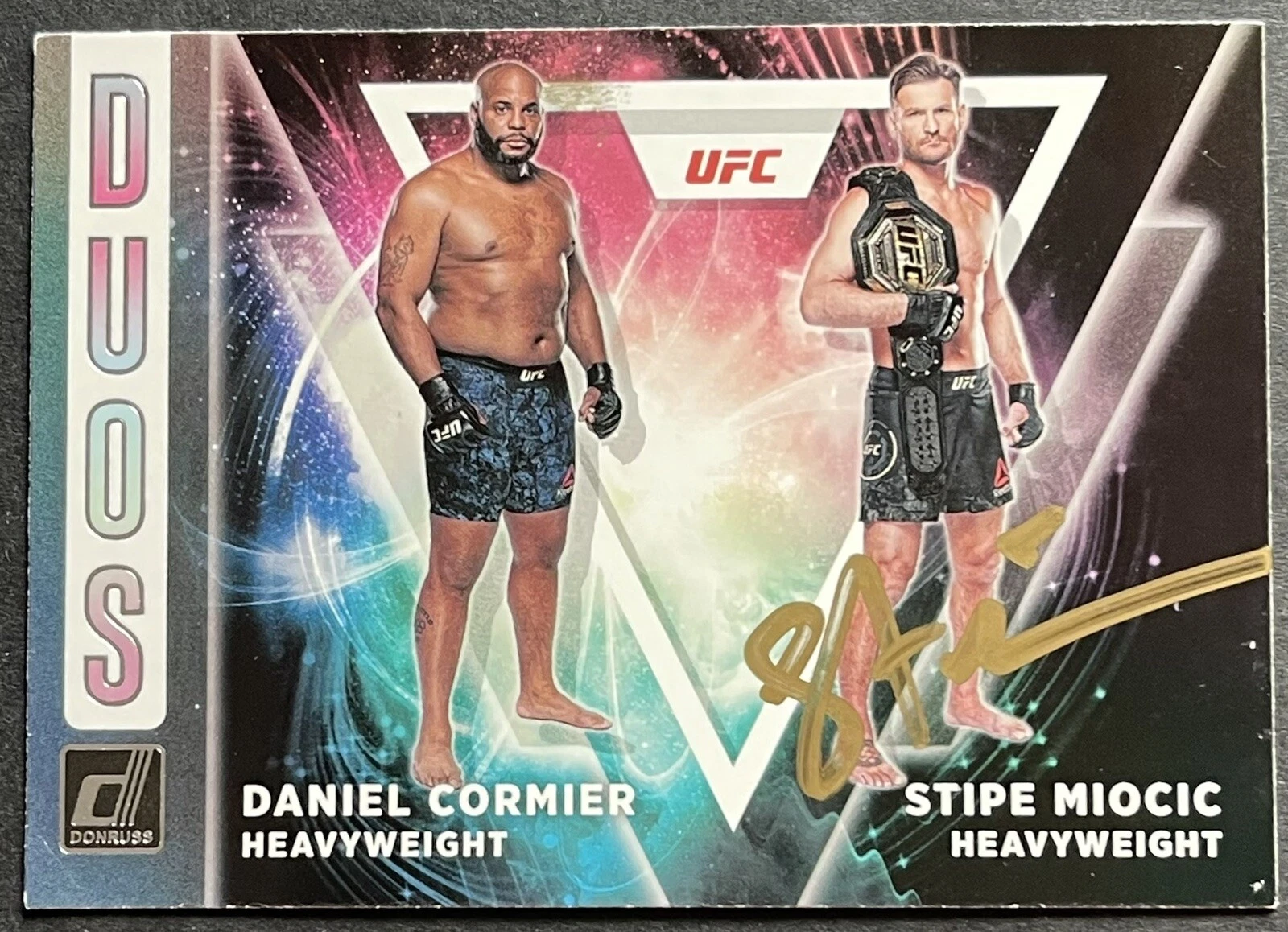 Stipe Miocic Signed Auto 2022 Donruss Duos UFC Card Beckett Coa