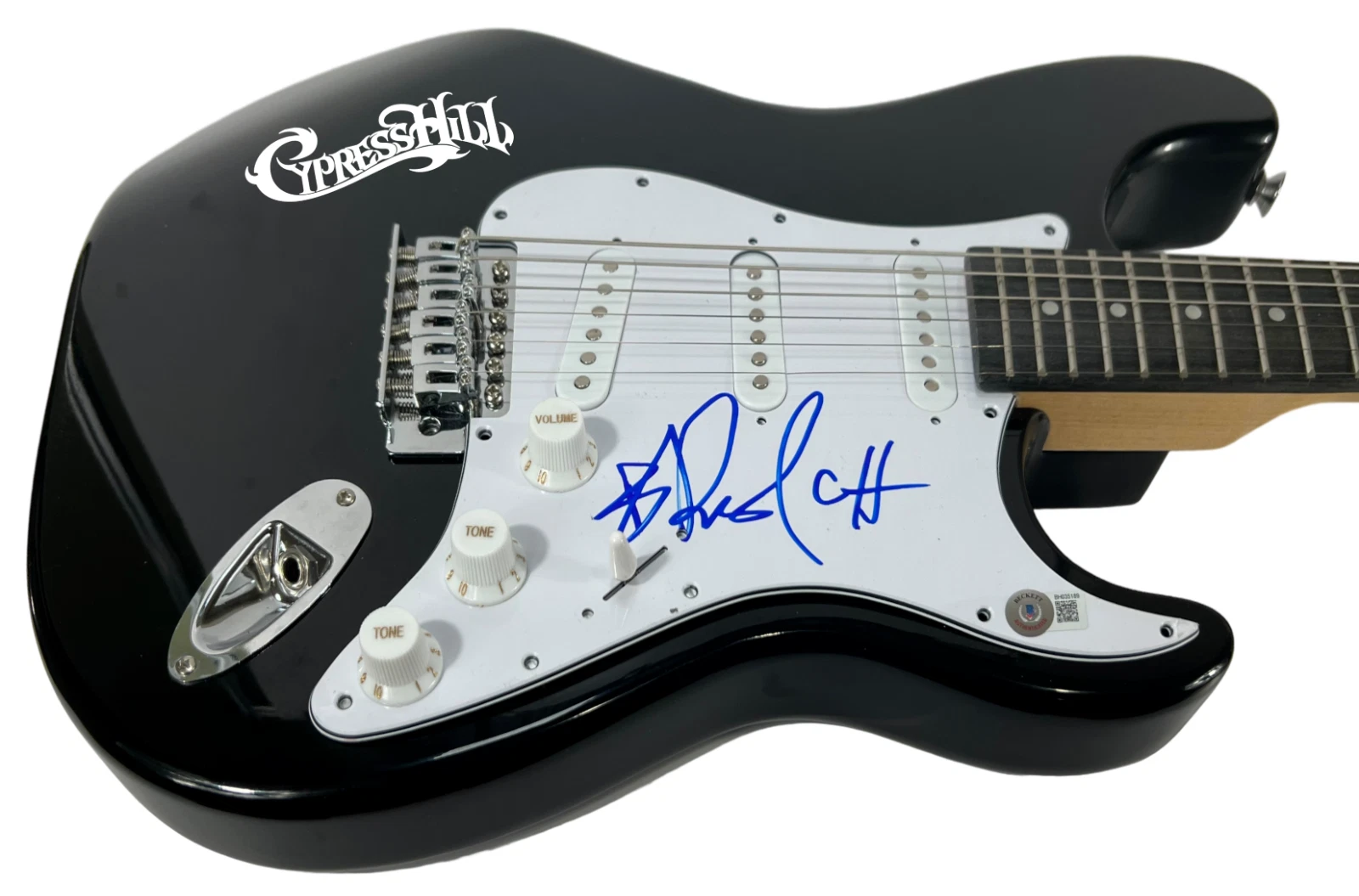 B-Real CYPRESS HILL Signed Autograph Electric Guitar Hip Hop Rapper Beckett COA