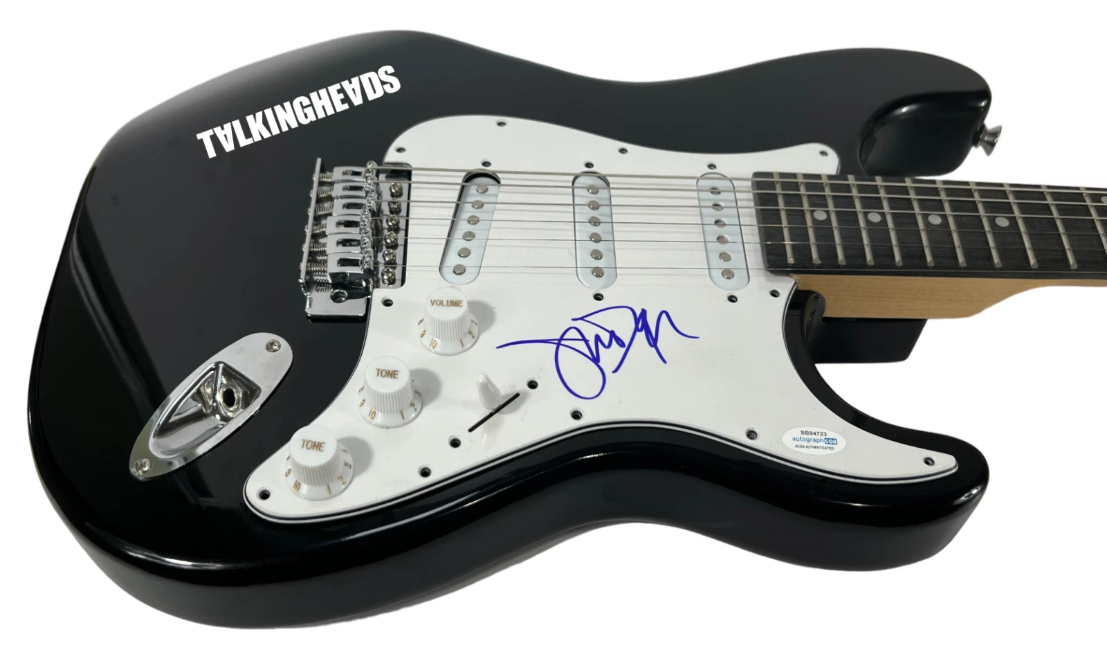 Jerry Harrison THE TALKING HEADS Signed Electric Guitar Autograph ACOA COA