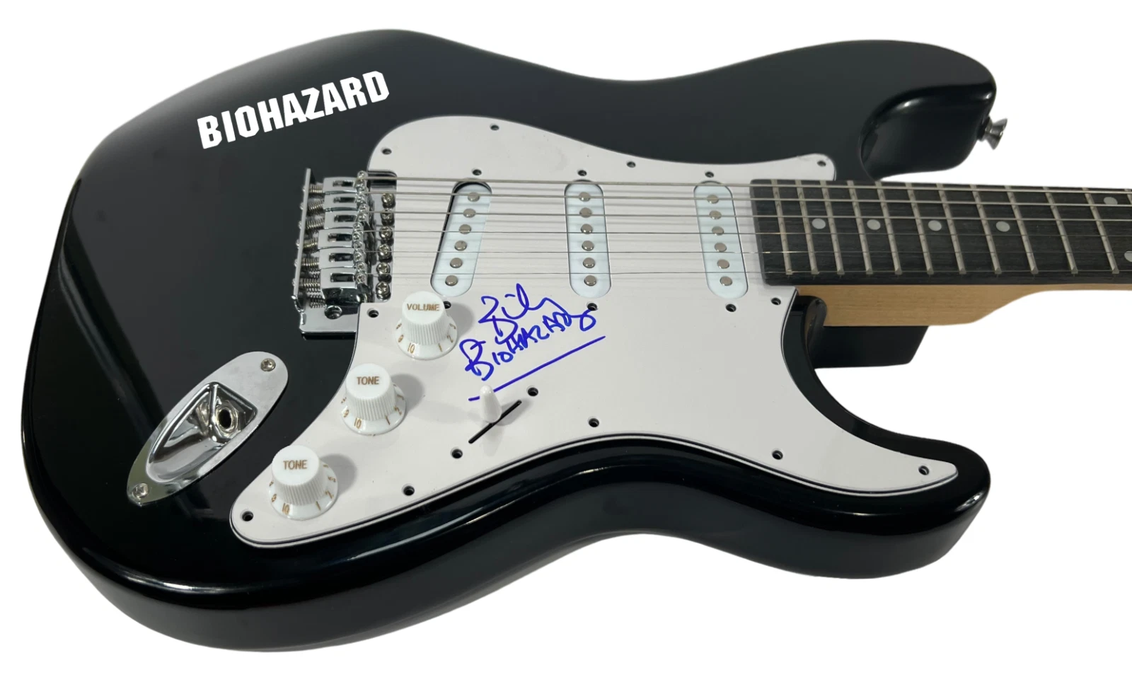 Billy Graziadei BIOHAZARD Band Signed Autograph Electric Guitar COA