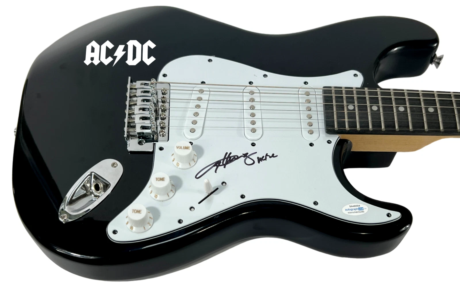 Angus Young AC/DC Signed Autograph Electric Guitar Band Guitarist ACOA COA
