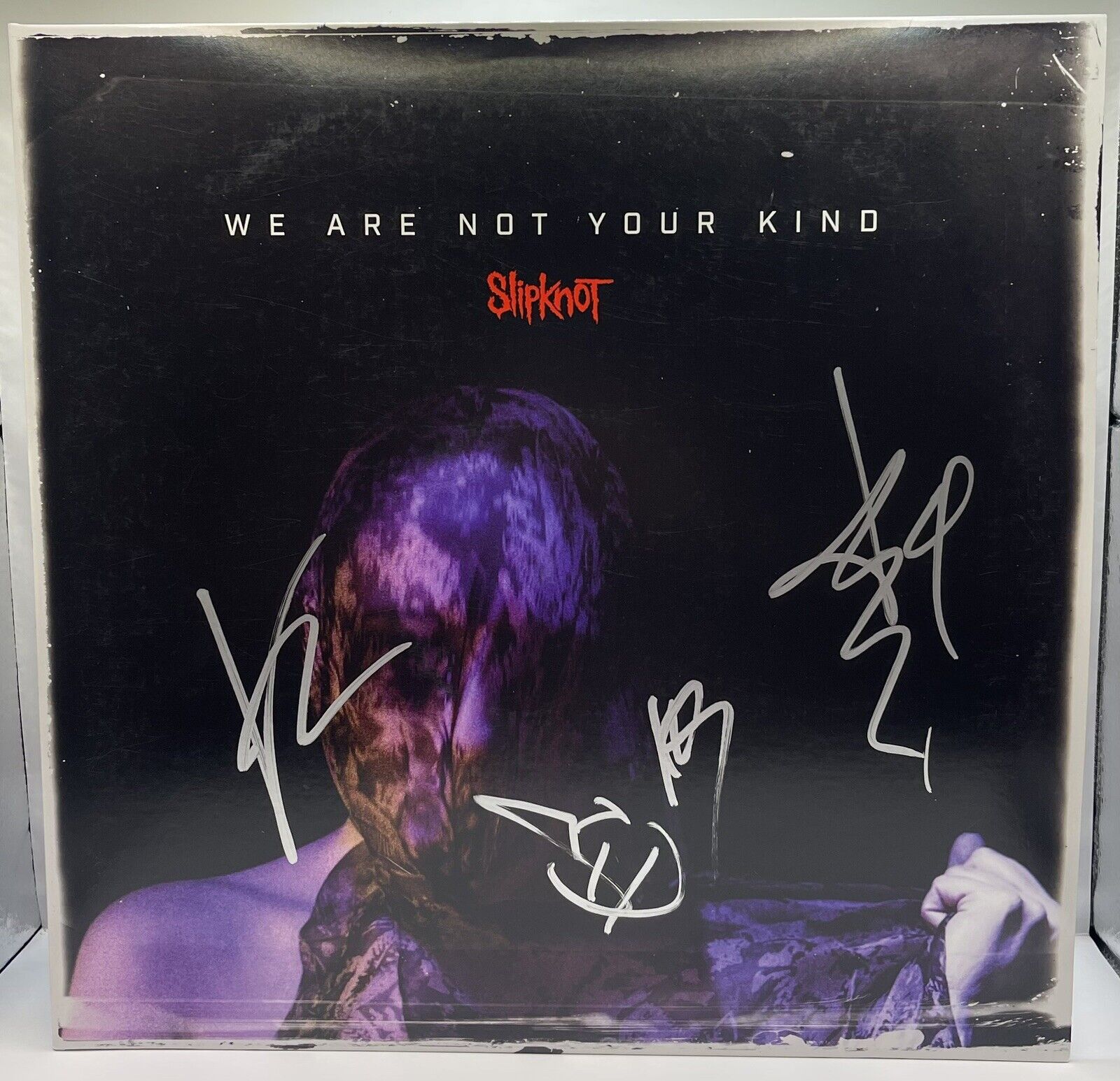 Slipknot Signed We Are Not Your Kind Vinyl Mick Jim V-Man Sid PSA/DNA Coa