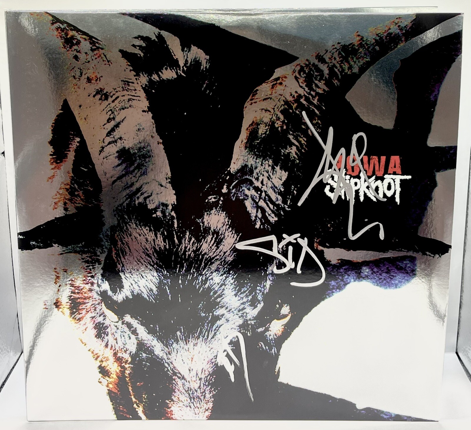 Slipknot Signed Autographed IOWA Album Vinyl Jim Sid Mick PSA/DNA Coa