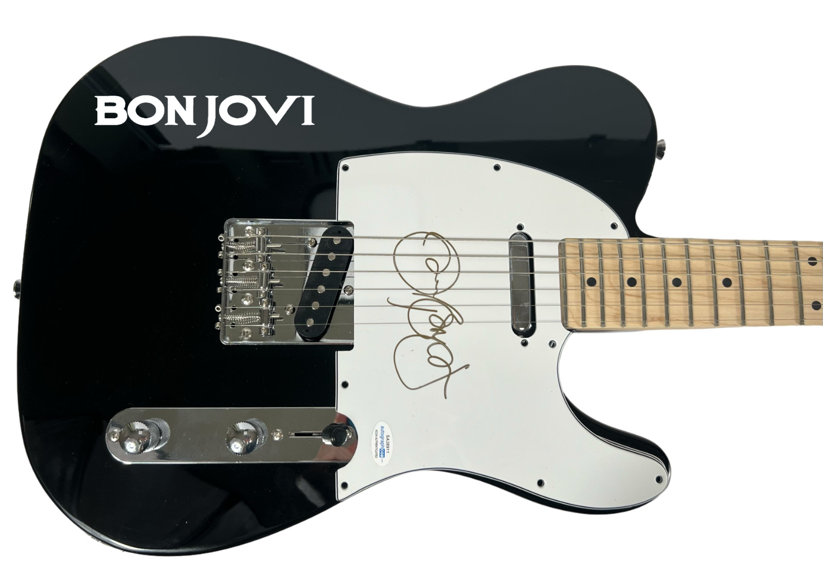 Jon Bon Jovi Signed Autograph Electric Guitar Bon Jovi Band Singer ACOA COA
