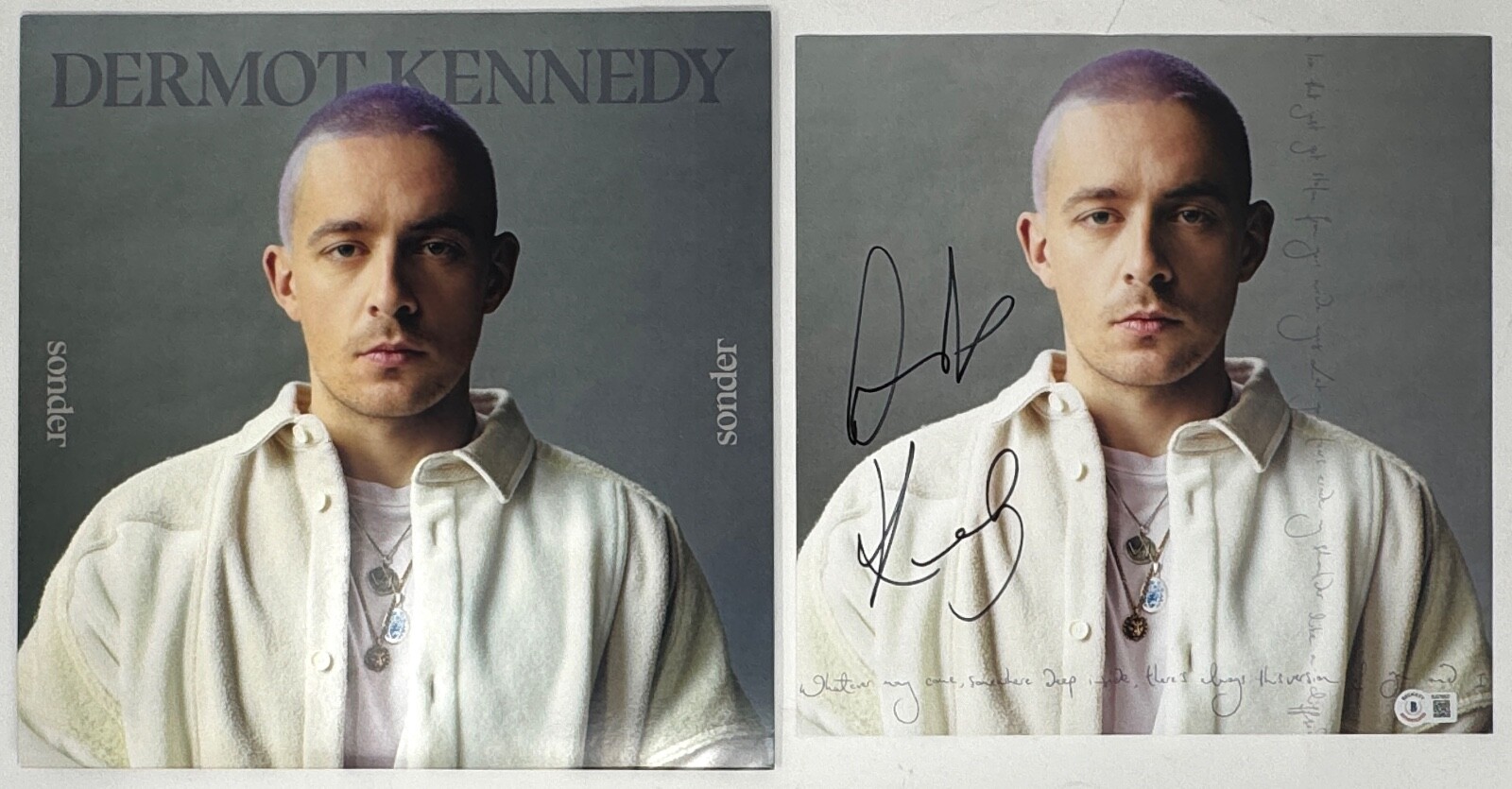 Dermot Kennedy Signed SONDER Album Flat + Sealed Vinyl Record Autograph BAS COA