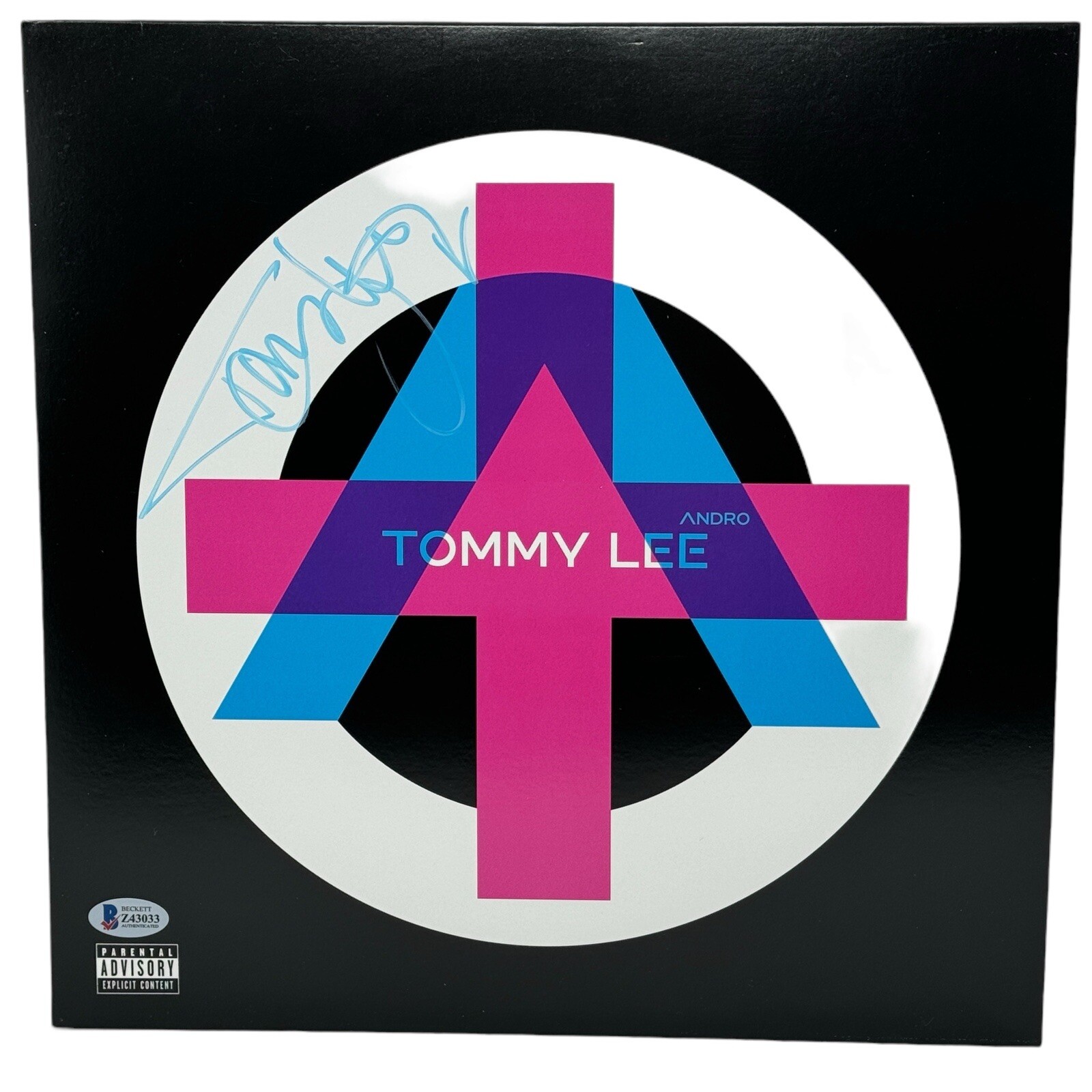 Tommy Lee Signed Autographed Andro Vinyl Record Album LP Motley Crue Beckett COA