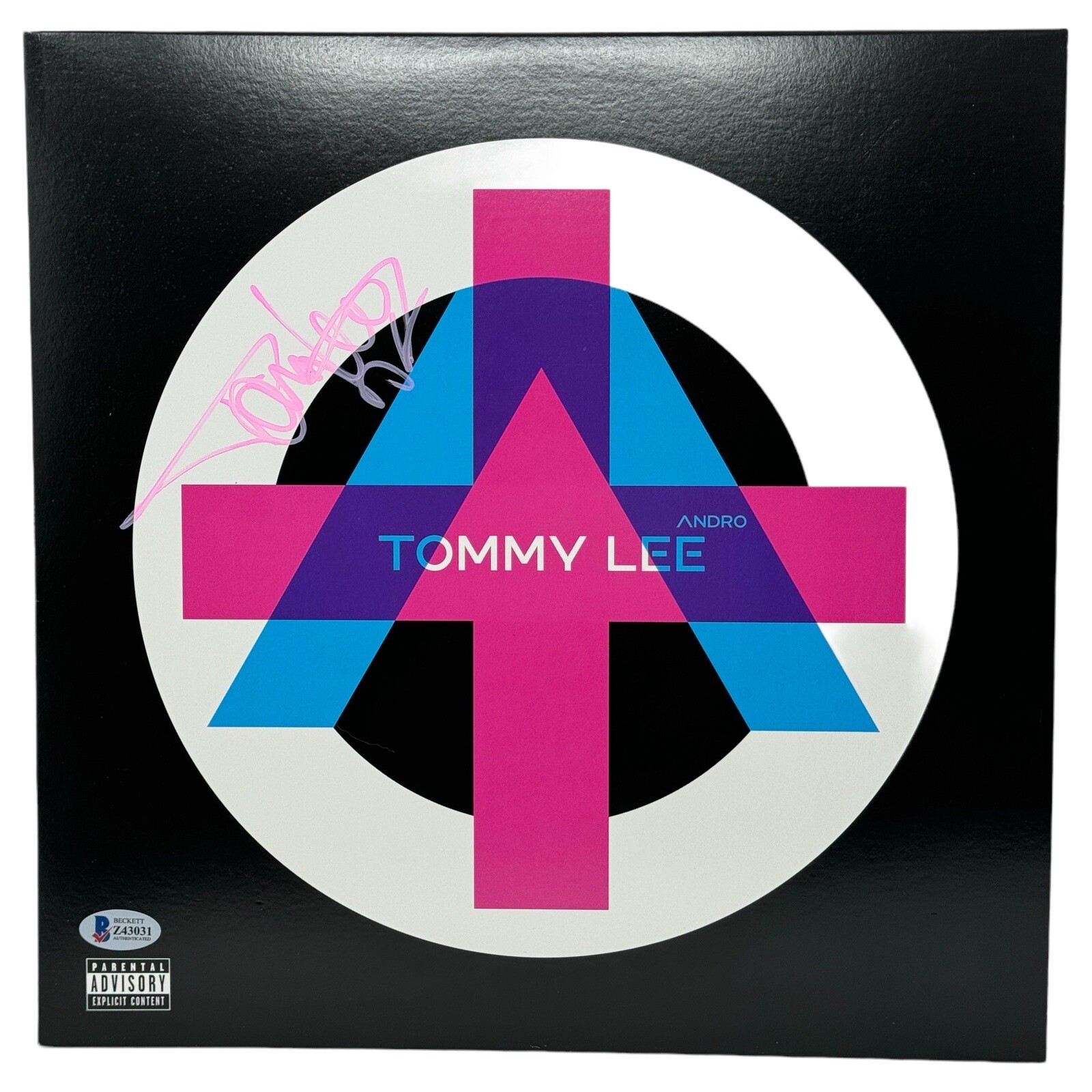 Tommy Lee Signed Autograph Andro Vinyl Record Album LP Motley Crue Beckett COA