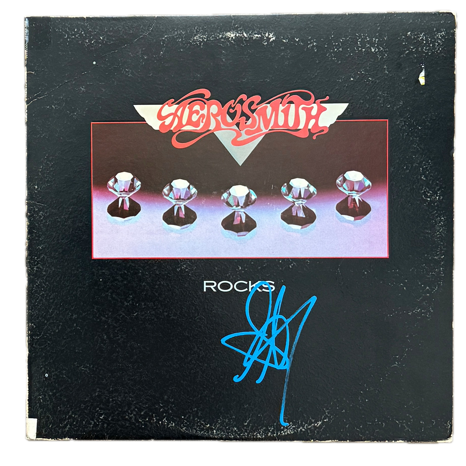 Steven Tyler Signed Aerosmith ROCKS Vinyl Record Album LP Autograph Beckett COA
