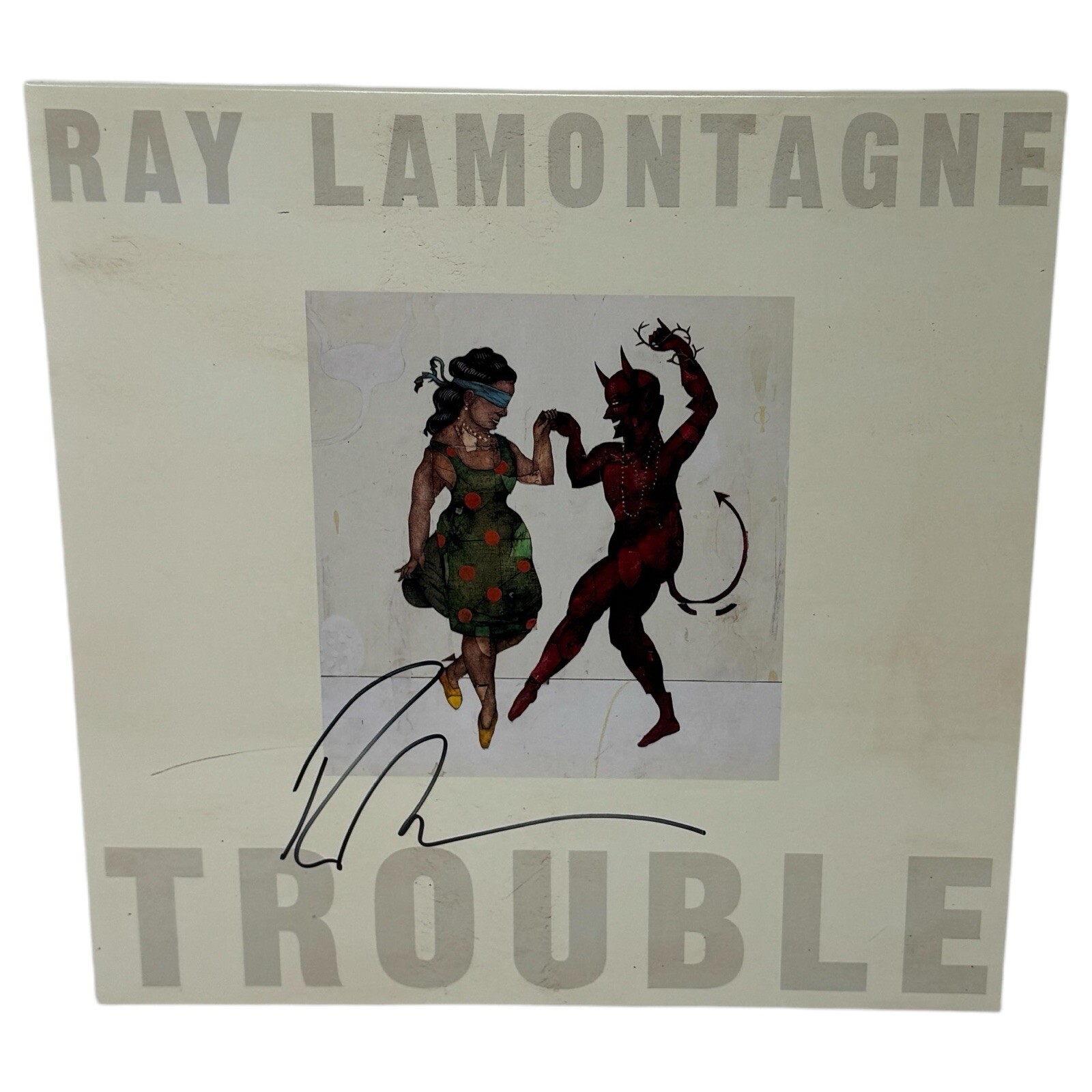 Ray LaMontagne Signed Autographed Trouble Vinyl Record Album LP Beckett COA