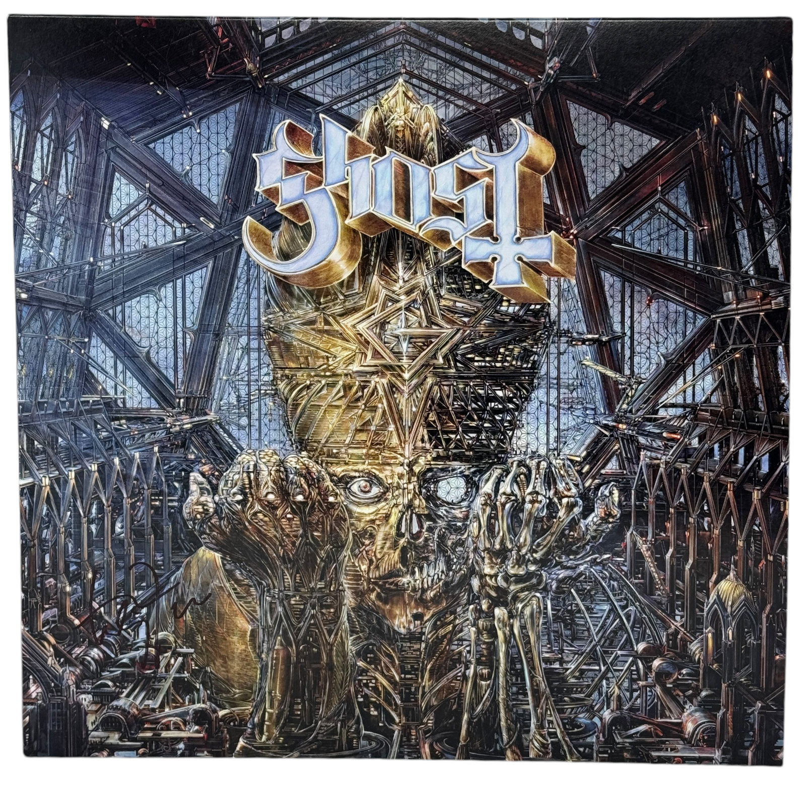 Tobias Forge Signed Autograph Ghost Impera Vinyl Record Album LP Beckett COA