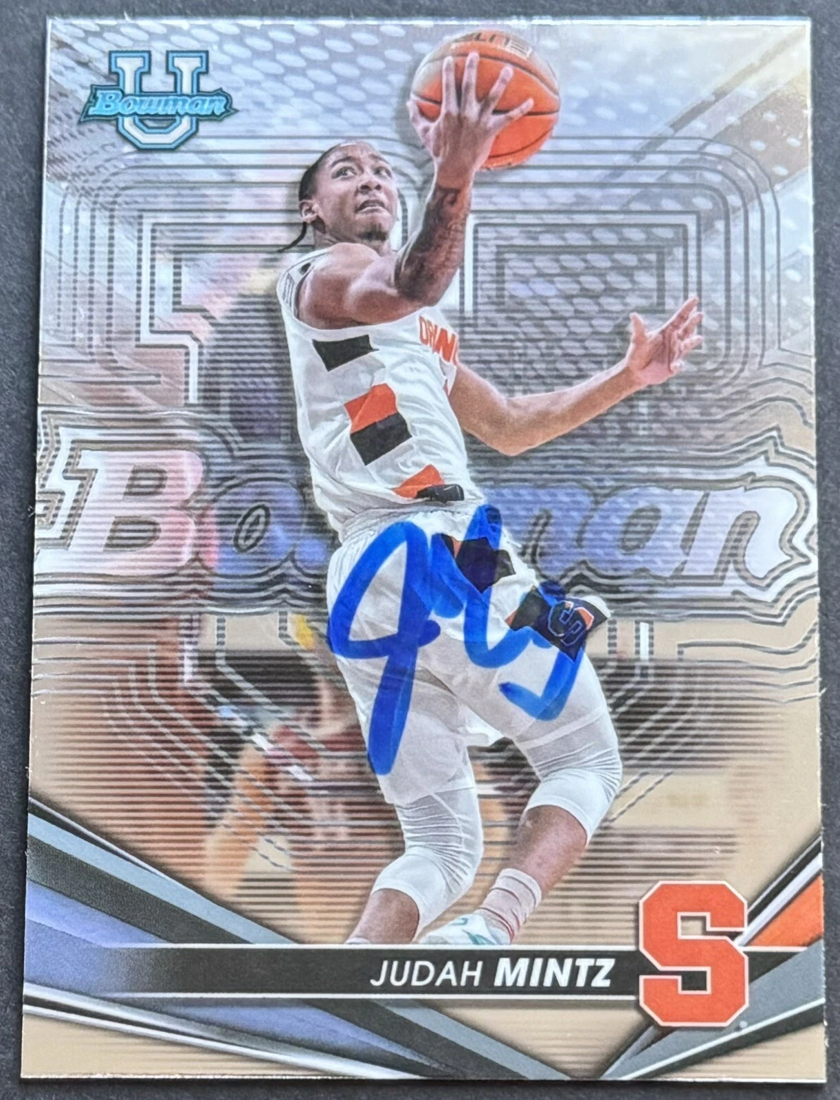 Judah Mintz Signed Autographed 2023 Bowman’s Best Rookie Card 76ers Beckett COA