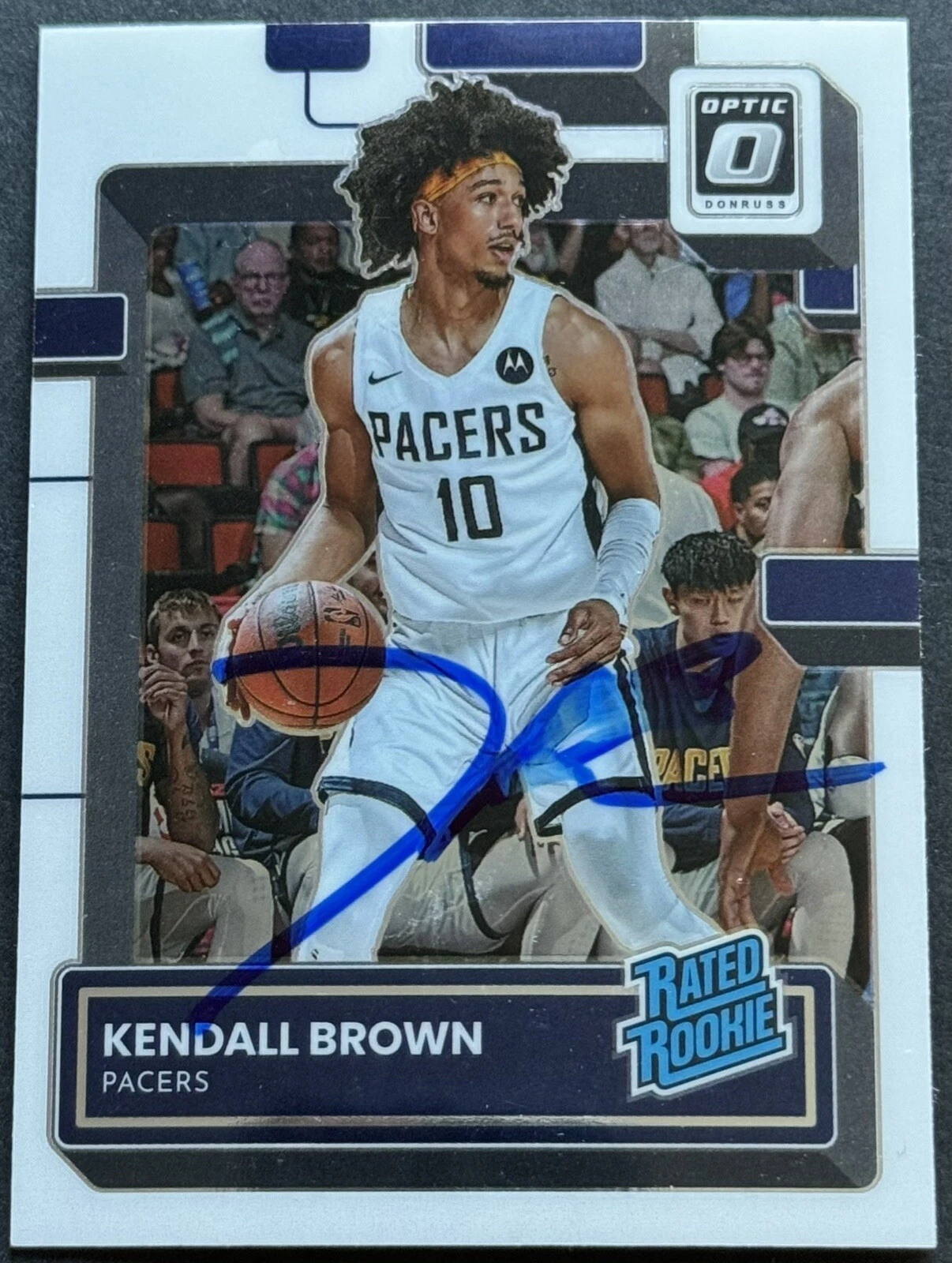 Kendall Brown Signed Autographed 2022-2023 Donruss Optic Rookie Card Beckett COA