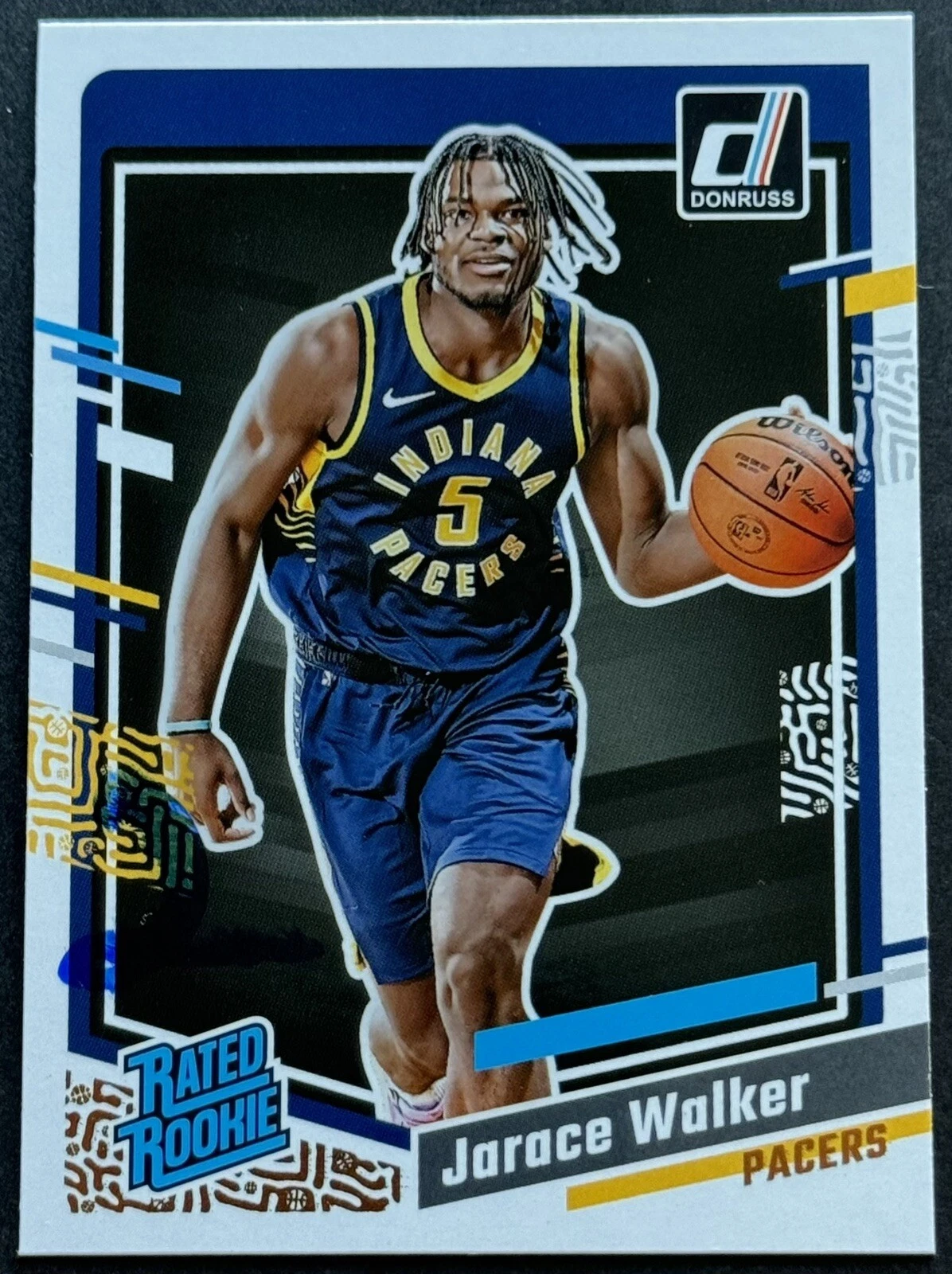 Jarace Walker Signed Auto 2023-2024 Donruss Rookie Card Pacers Beckett COA