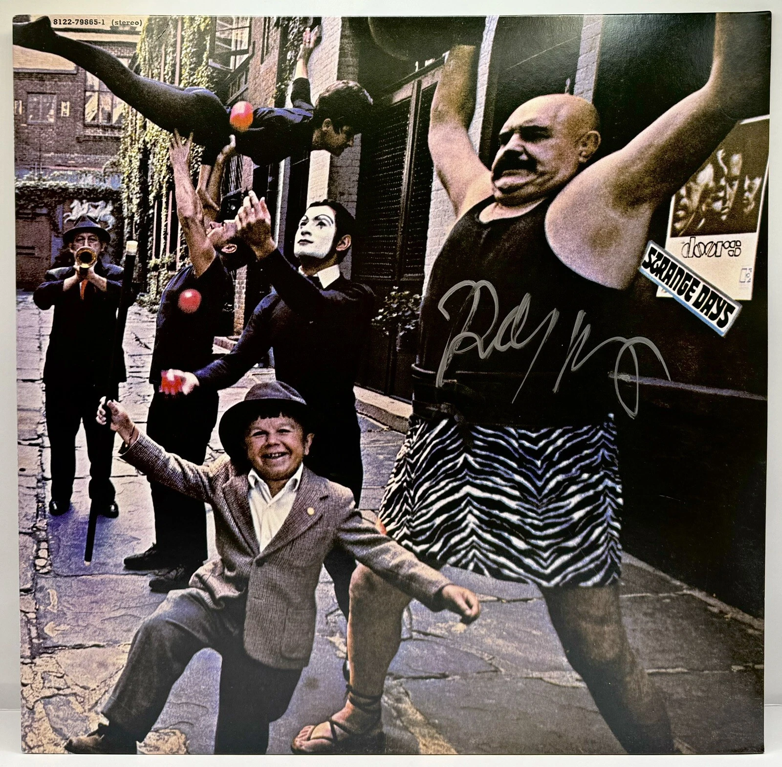 Robby Krieger Signed Auto The Doors Strange Days Vinyl Record Beckett COA