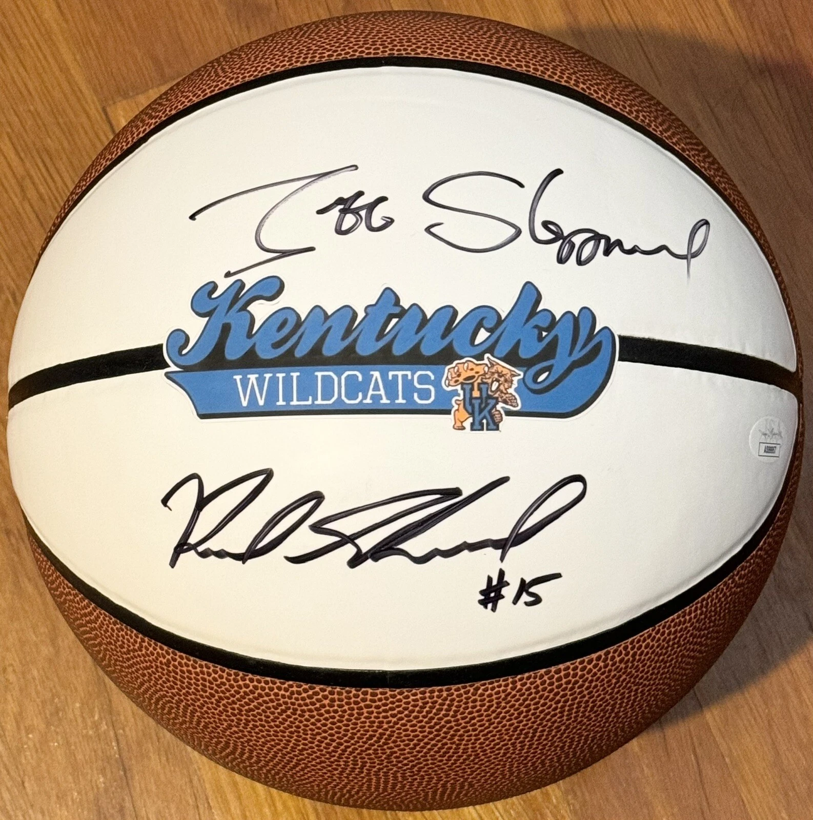 Jeff & Reed Sheppard Dual Signed Autographed Kentucky Wildcats Basketball JSA