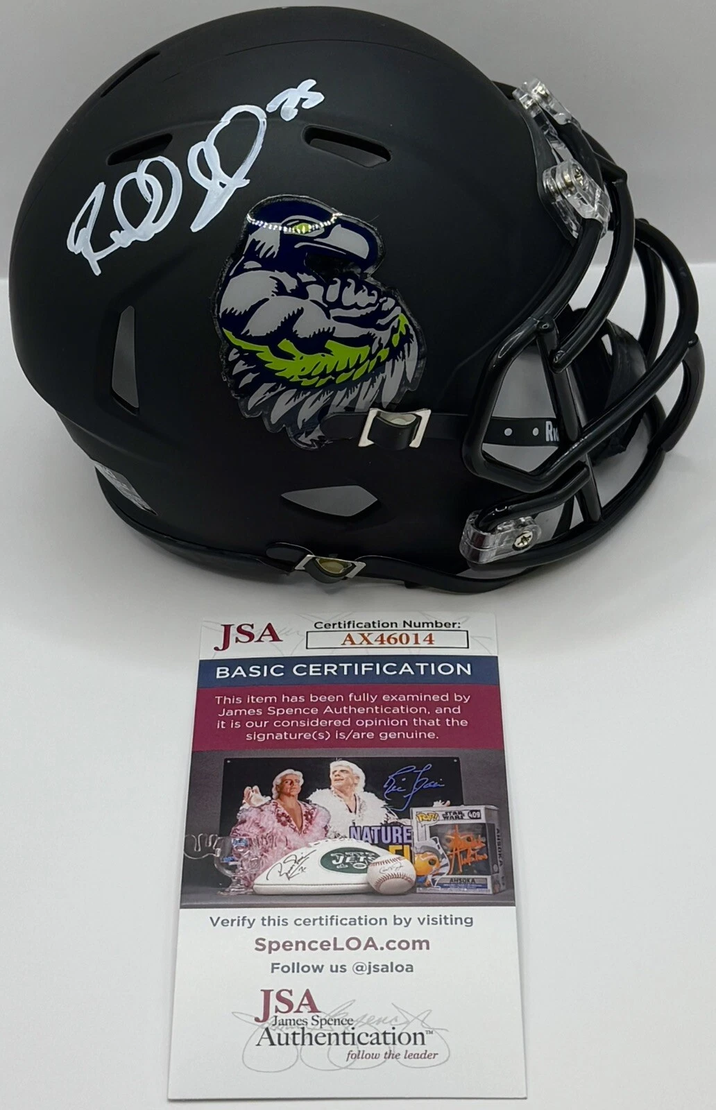 Richard Sherman Signed Autographed Seattle Seahawks Mini Helmet JSA COA