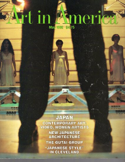 ART IN AMERICA MAY 1992 MAGAZINE        JAPAN CONTEMPORARY ART COLLECTIBLE MEMORABILIA