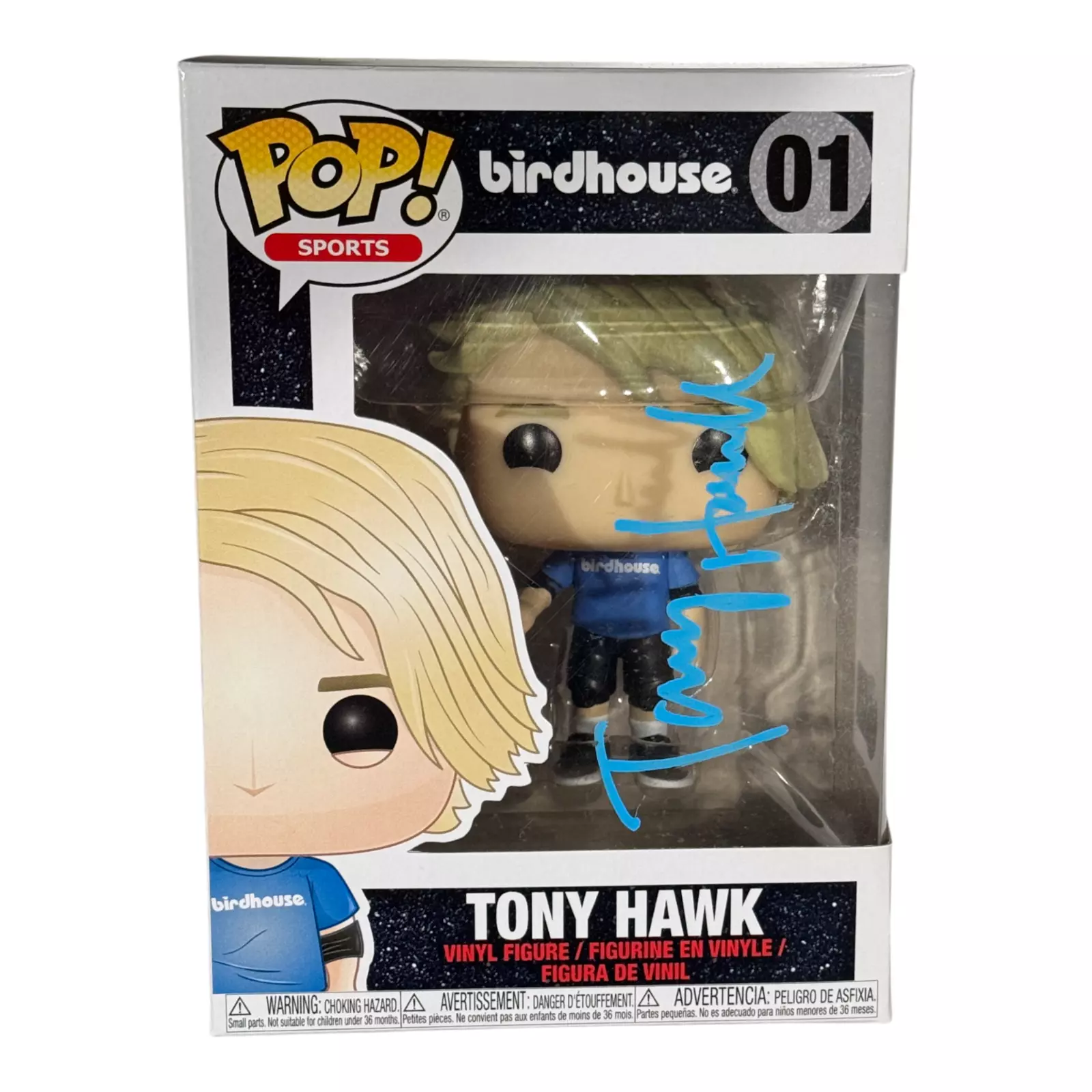 Tony Hawk Signed Birdhouse #01 Funko Pop Skateboarder Autograph Beckett COA