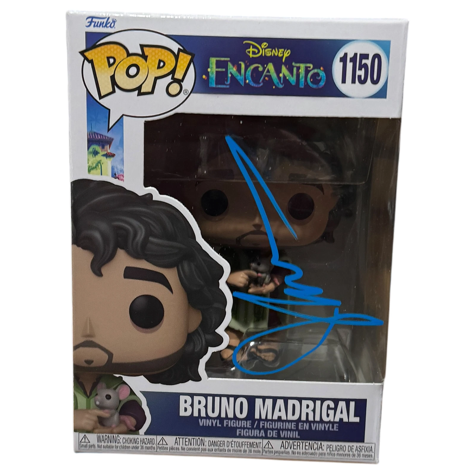 John Leguizamo Disney Encanto Signed Bruno Madrigal Funko Pop Autograph BAS COA