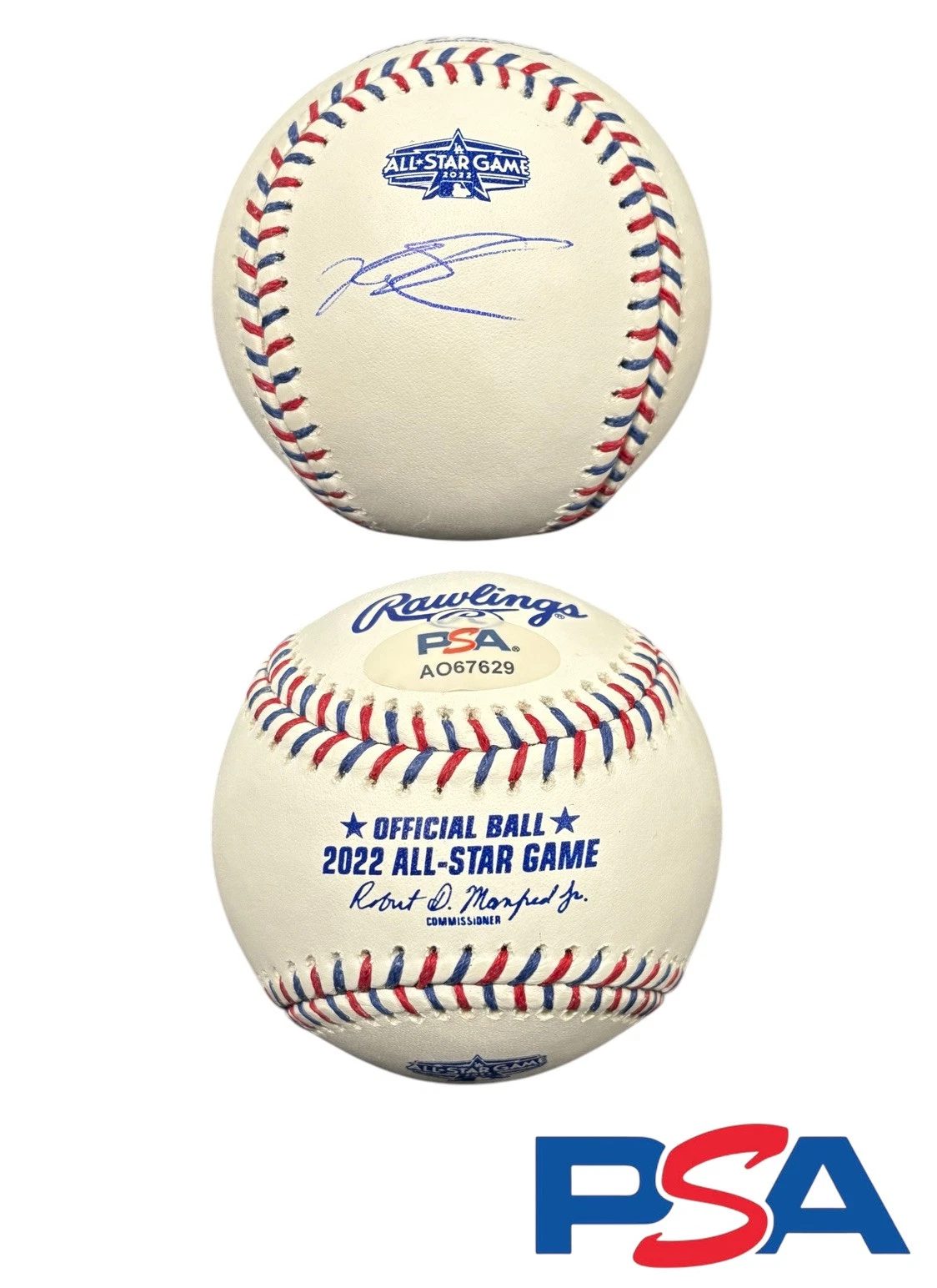 Kyle Schwarber Signed Official 2022 MLB ALL STAR GAME Baseball PSA AUTO Phillies