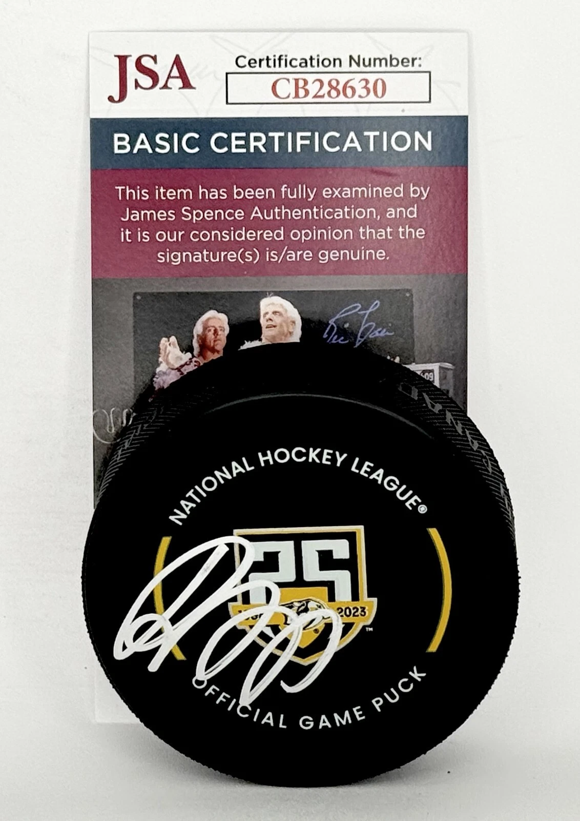 Roman Josi signed Nashville Predators 25th Anniversary Official Game Puck JSA