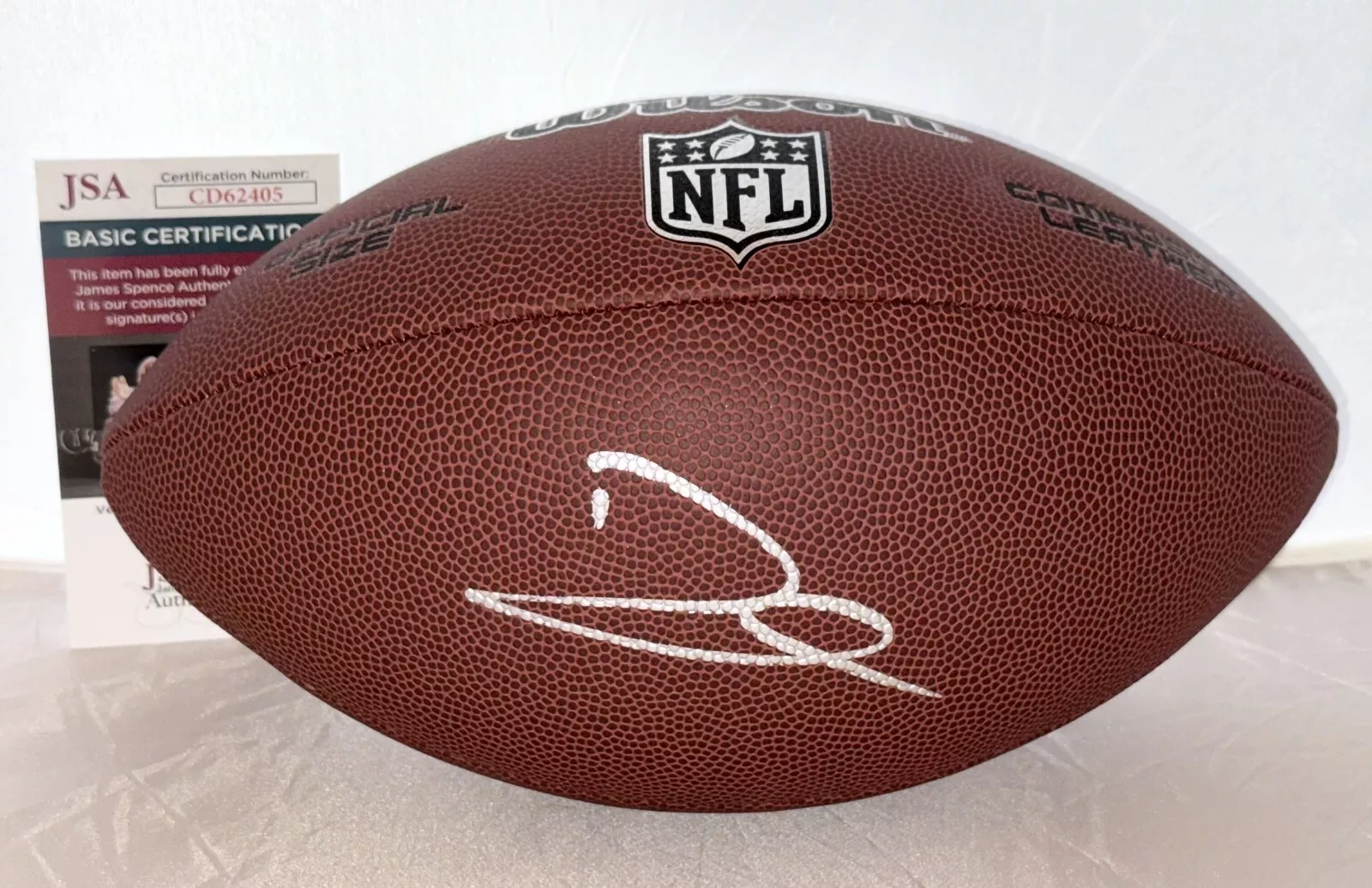 Derwin James Los Angeles Chargers signed NFL Football autographed JSA