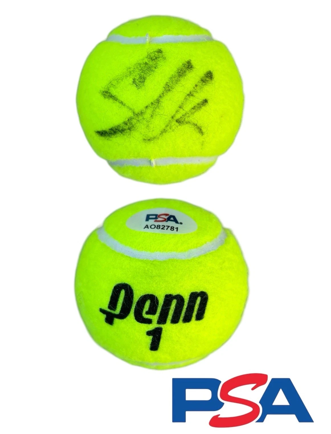 Sebastian Korda Signed Autograph Penn Tennis Ball PSA AUTO Australian US OPEN