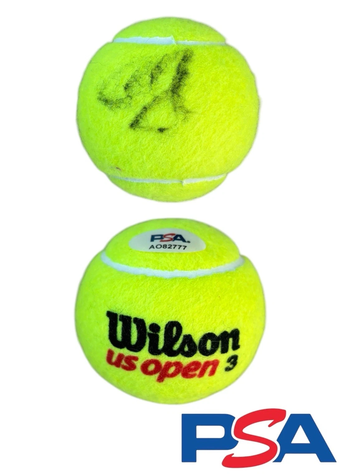 ALEXANDER SASCHA ZVEREV SIGNED OFFICIAL WILSON US OPEN TENNIS BALL PSA/DNA AUTO COLLECTIBLE MEMORABILIA
